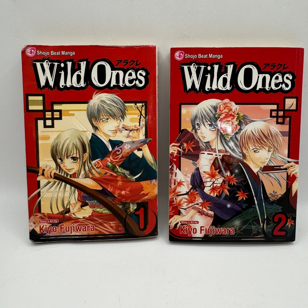 Wild Ones Manga Shojo Beat Vol 1-2 Kiyo Fujiwara Viz Media English Paperback Lot